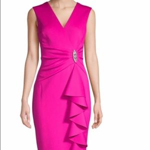 Eliza J cocktail dress Hot Pink